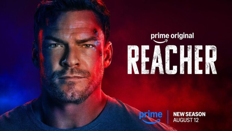 Reacher Season 4 image from Prime Video's San Diego Comic-Con announcement.