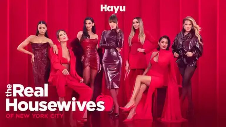 The Real Housewives of New York City season 16 cast artwork on Hayu