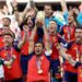 Spain players celebrate after winning the FIFA World Cup 2026 final