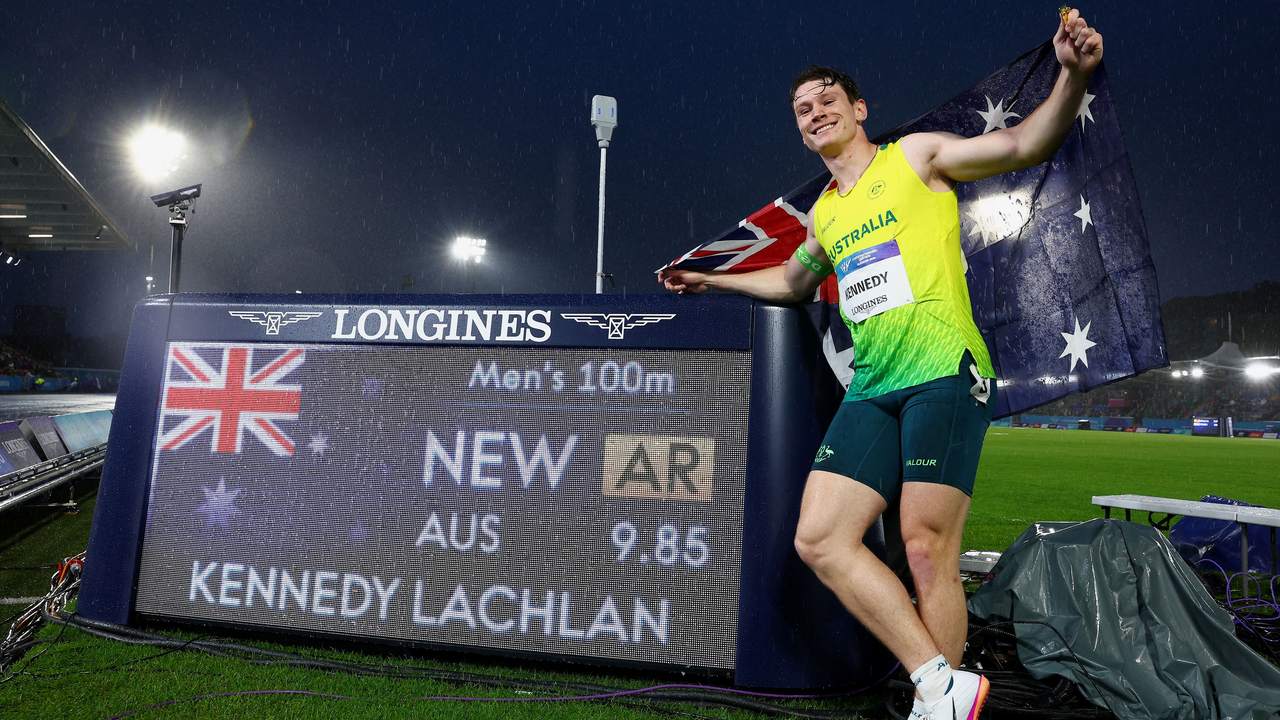 Lachie Kennedy competes at the Glasgow 2026 Commonwealth Games