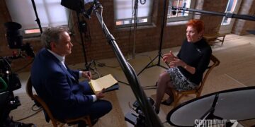 Liam Bartlett interviews Pauline Hanson for 7NEWS Spotlight