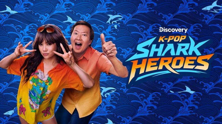 Ken Jeong and Rei Ami in K-Pop Shark Heroes for Shark Week 2026