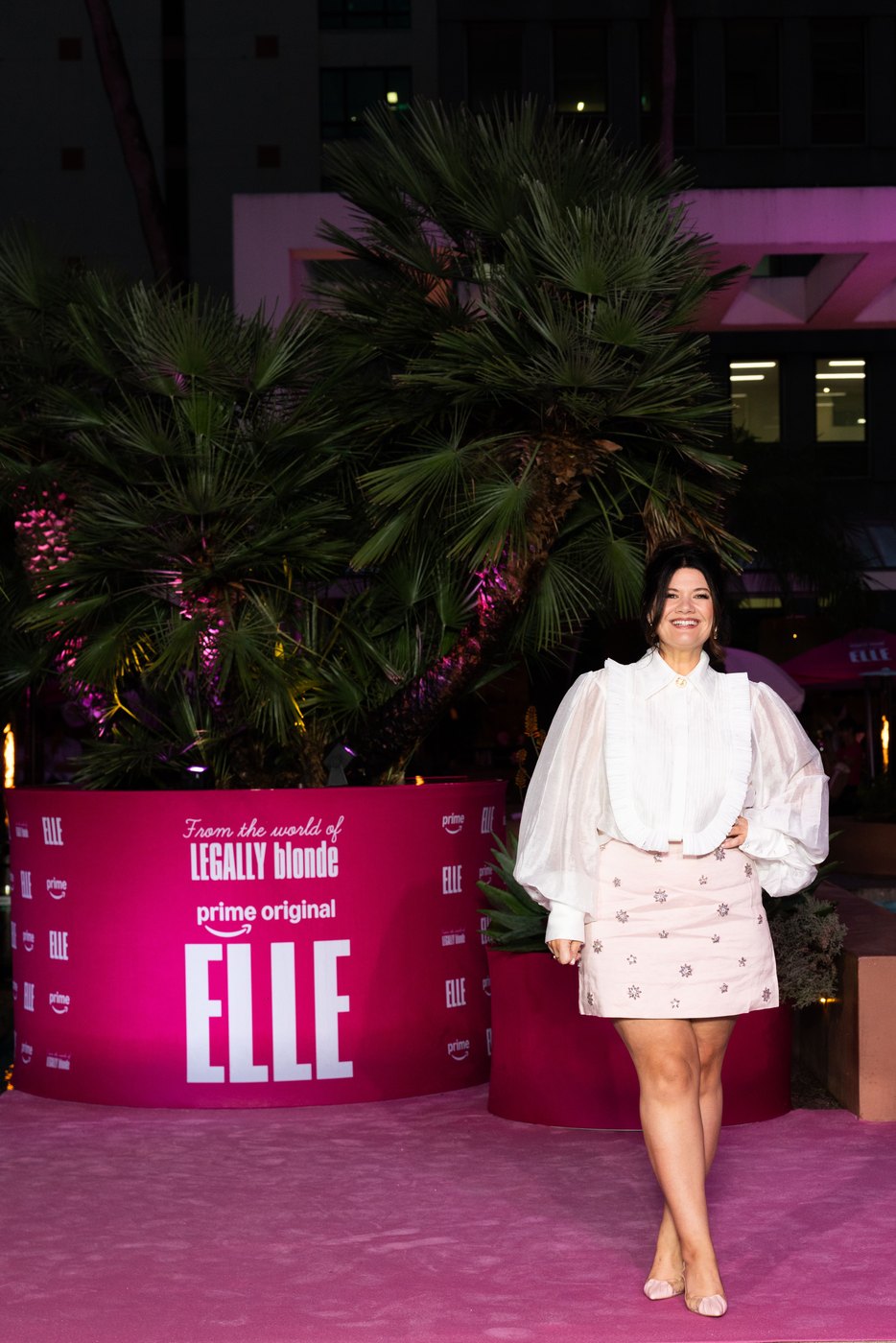 Tanya Hennessy at Prime Video's ELLE pool party in Sydney.