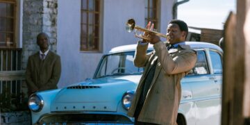 Thabo Rametsi as Hugh Masekela in The Road Home