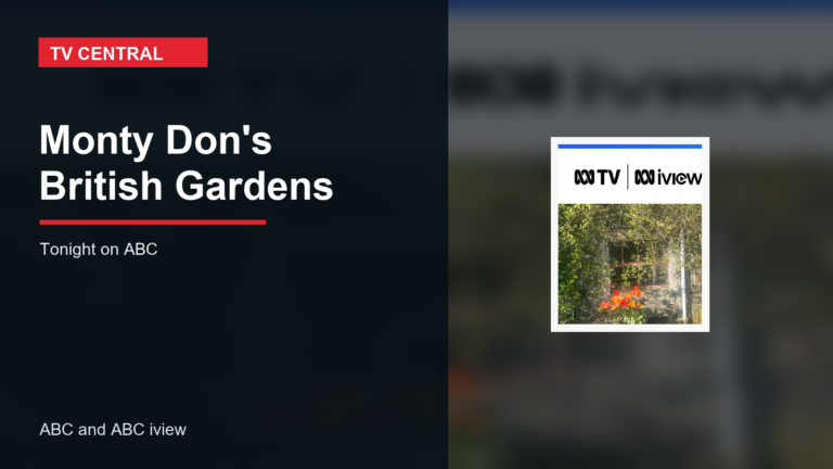 Monty Don's British Gardens image for Monty Don's British Gardens on ABC.