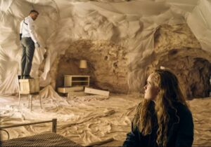 Michael Dorman and Liv Hewson in Treasure and Dirt