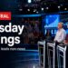 Realistic TV studio image for Tuesday TV ratings with TV Central label and Tipping Point non-news ratings text.