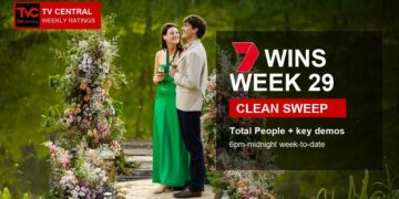 Weekly Ratings Australia Week 29 2026 Seven wins clean sweep
