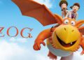 Zog, Doctor Princess Pearl and Sir Gadabout in the animated series Zog.