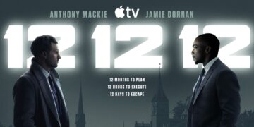 Anthony Mackie and Jamie Dornan in the Apple TV series 12 12 12.