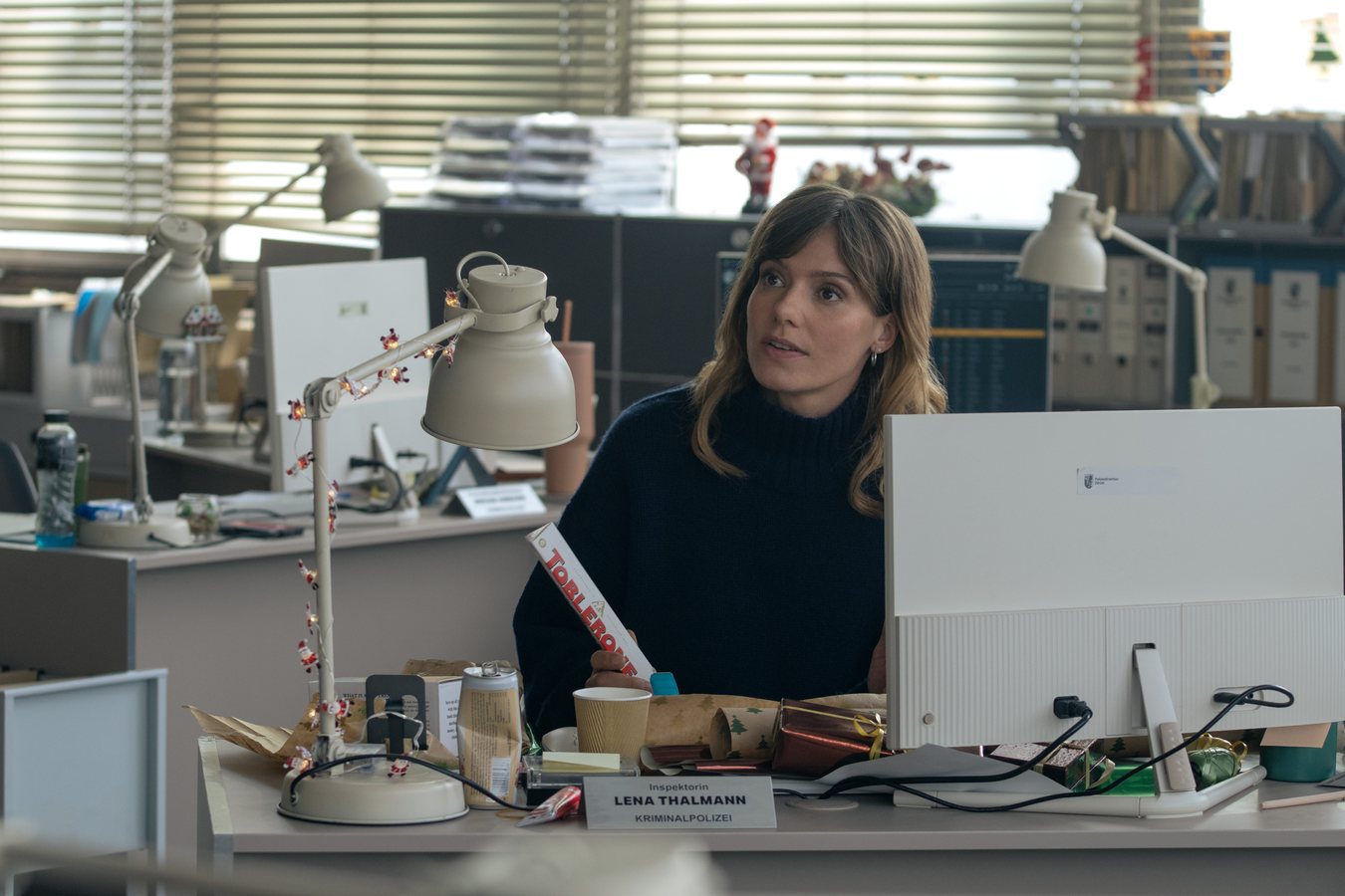 A first-look image from the Apple TV series 12 12 12.