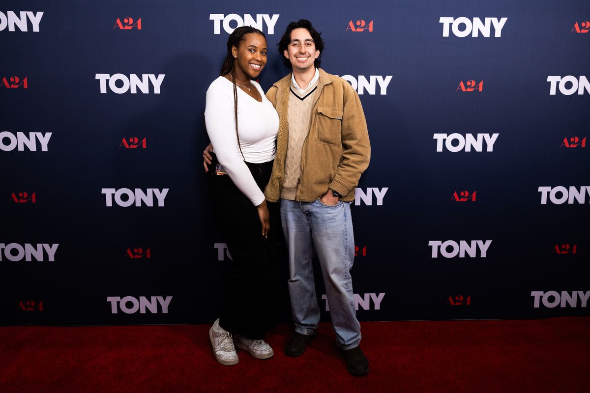 Guests attend A24's TONY preview screening at Event Cinemas George Street.