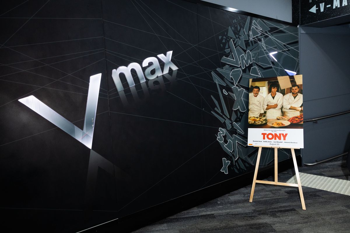 A TONY display at Event Cinemas George Street for A24's Sydney preview screening.