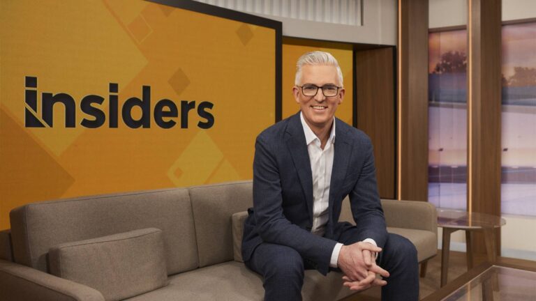 David Speers on the Insiders set as the ABC program celebrates its 25th anniversary