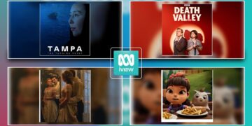 ABC iview September 2026 highlights including Tampa, Death Valley, The Forsytes and Flower and Flour