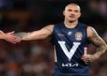 Dustin Martin during the AFL Legends Game for Prostate Cancer