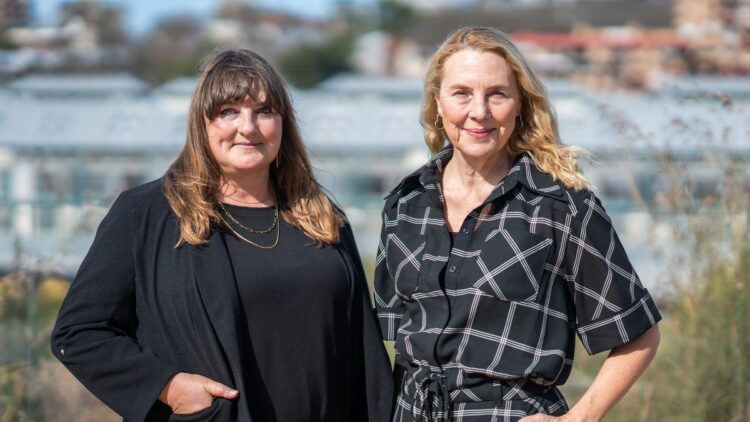 AIDC CEO and Creative Director Natasha Gadd with Screen NSW Executive Director Kylie Munnich