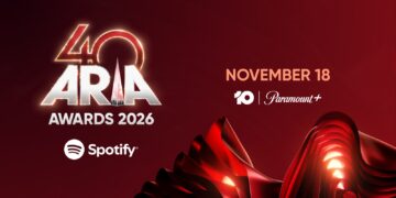 2026 ARIA Awards return to Sydney on 18 November on 10 and Paramount Plus