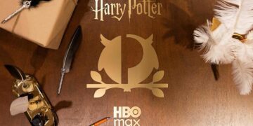 Harry Potter Owl Post Experience props and HBO Max branding for Back to Hogwarts Day