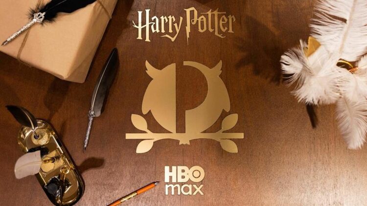 Harry Potter Owl Post Experience props and HBO Max branding for Back to Hogwarts Day