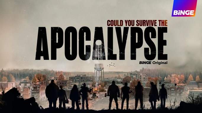 Official key art for BINGE original reality series Apocalypse