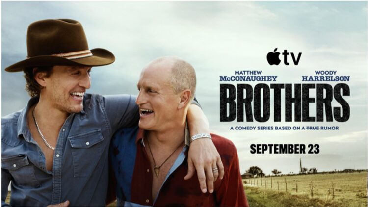 Matthew McConaughey and Woody Harrelson in Brothers on Apple TV
