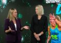 Cath Cox during Seven's Glasgow 2026 Commonwealth Games netball coverage.