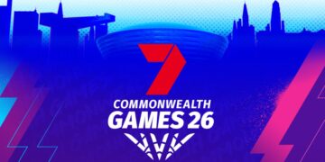 Channel 7 Glasgow 2026 Commonwealth Games coverage graphic.