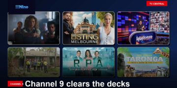 Channel 9 clears the decks with show images for Human Error Listing Melbourne The Hundred Budget Battlers RPA and Taronga