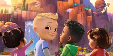 JJ and friends in CoComelon: The Movie.