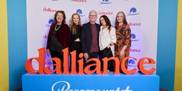 Dalliance cast and creatives at the Paramount+ launch event in Sydney.