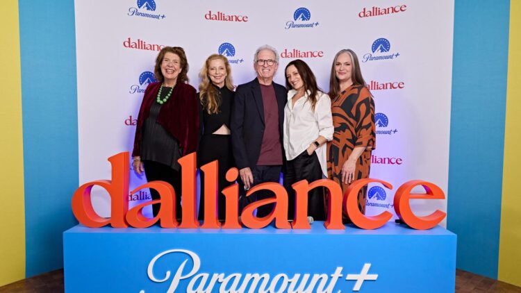 Dalliance cast and creatives at the Paramount+ launch event in Sydney.