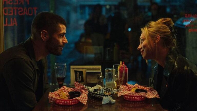 Ester Expósito and Hugo Diego García in Drawn Together on Prime Video
