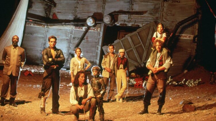 The cast of 1990s sci-fi series Earth 2