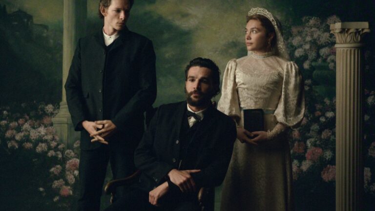 Florence Pugh and cast in East of Eden on Netflix