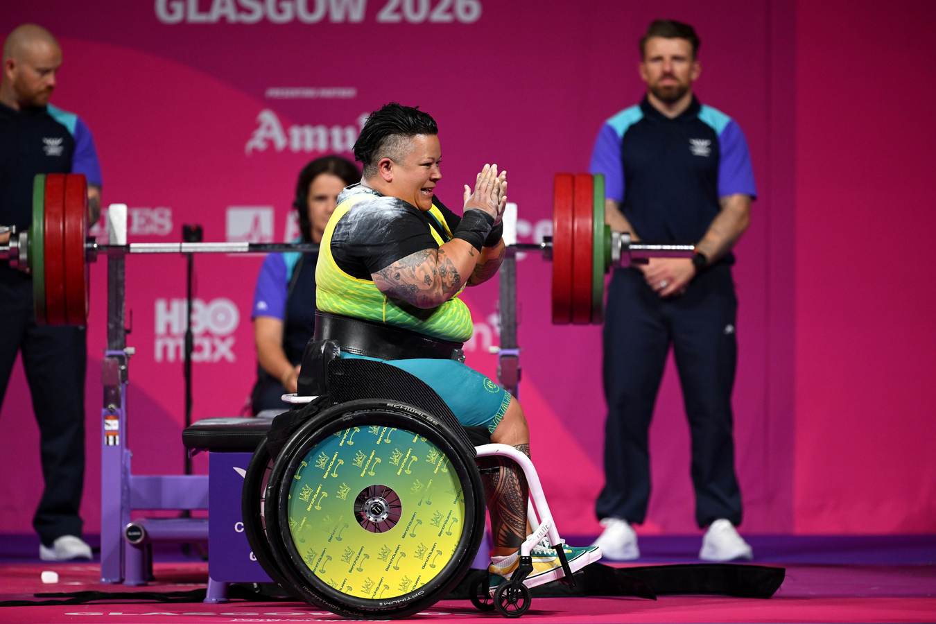 Hani Watson competes at the Glasgow 2026 Commonwealth Games