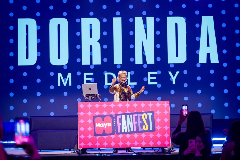 Dorinda Medley DJ set at Hayu FanFest Sydney