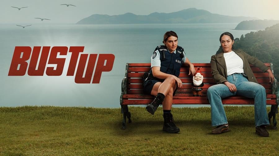 Promotional key art for Bust Up on HBO Max.