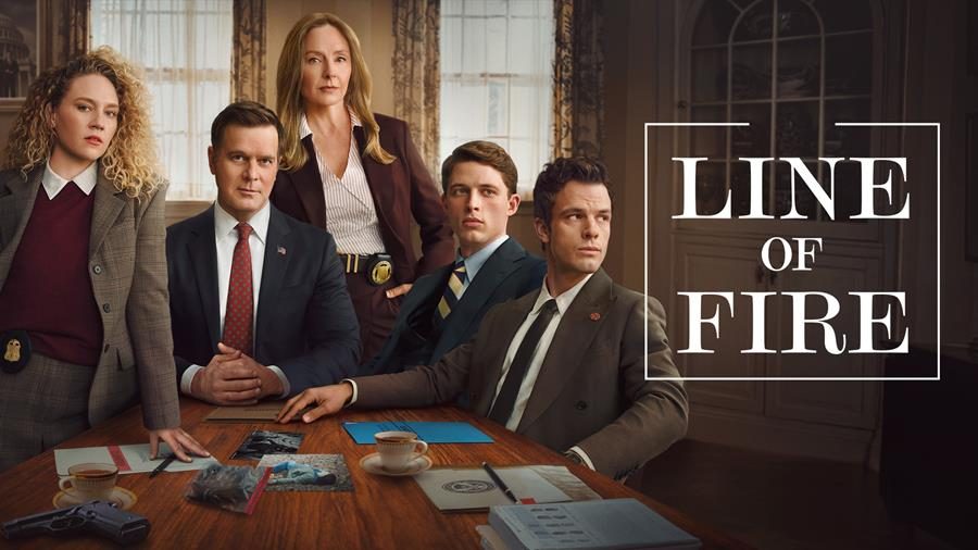 Promotional image for Line of Fire on HBO Max.