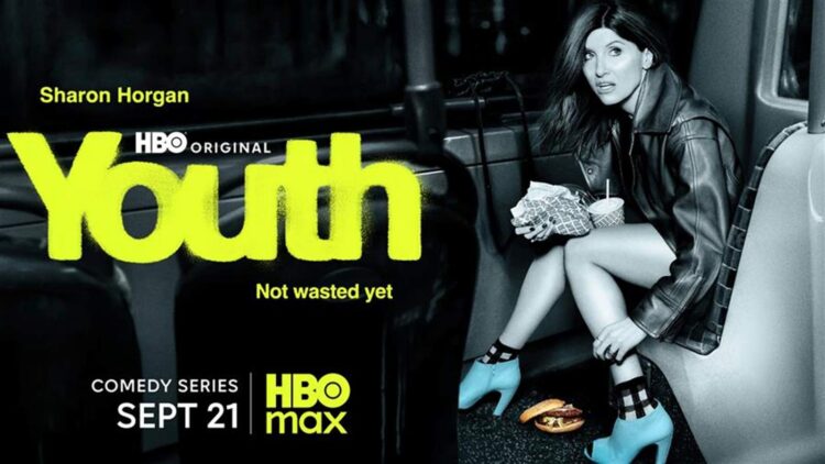 Youth HBO Max comedy series key art featuring Sharon Horgan