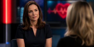 A television health interview special about heart disease awareness