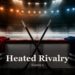 Two hockey sticks crossed on an empty ice rink for a Heated Rivalry season 2 story
