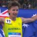 Isaac Beecroft competing in the men's 10,000m race walk at the Glasgow 2026 Commonwealth Games.