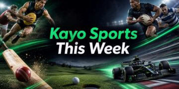 Kayo Sports weekly highlights artwork for 20 to 26 August 2026.