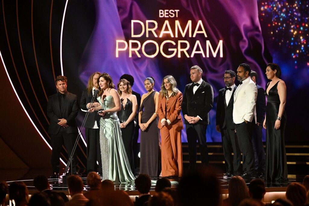 RFDS winning Best Drama Program at the 2026 TV WEEK Logie Awards