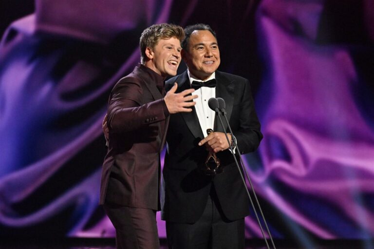 Robert Irwin and Sam Pang at the 2026 TV WEEK Logie Awards