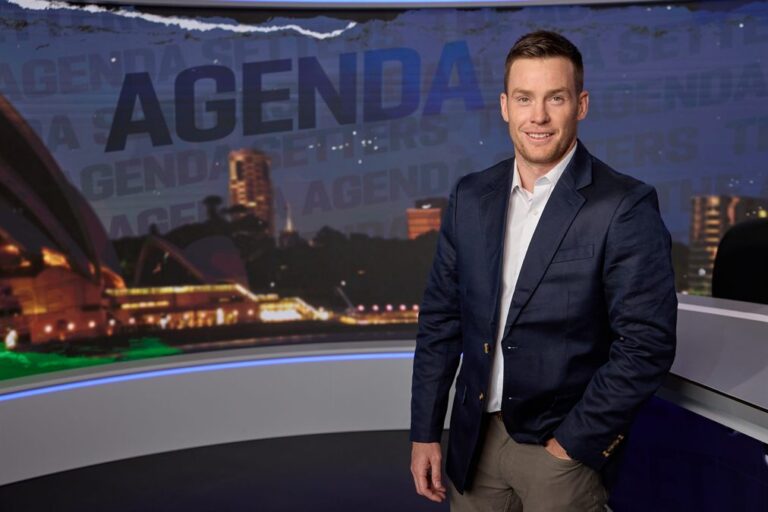 Luke Keary on The Agenda Setters Rugby League on Channel 7.