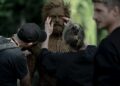 A woven character being prepared behind the scenes for Wicker, the MIFF 2026 opening film