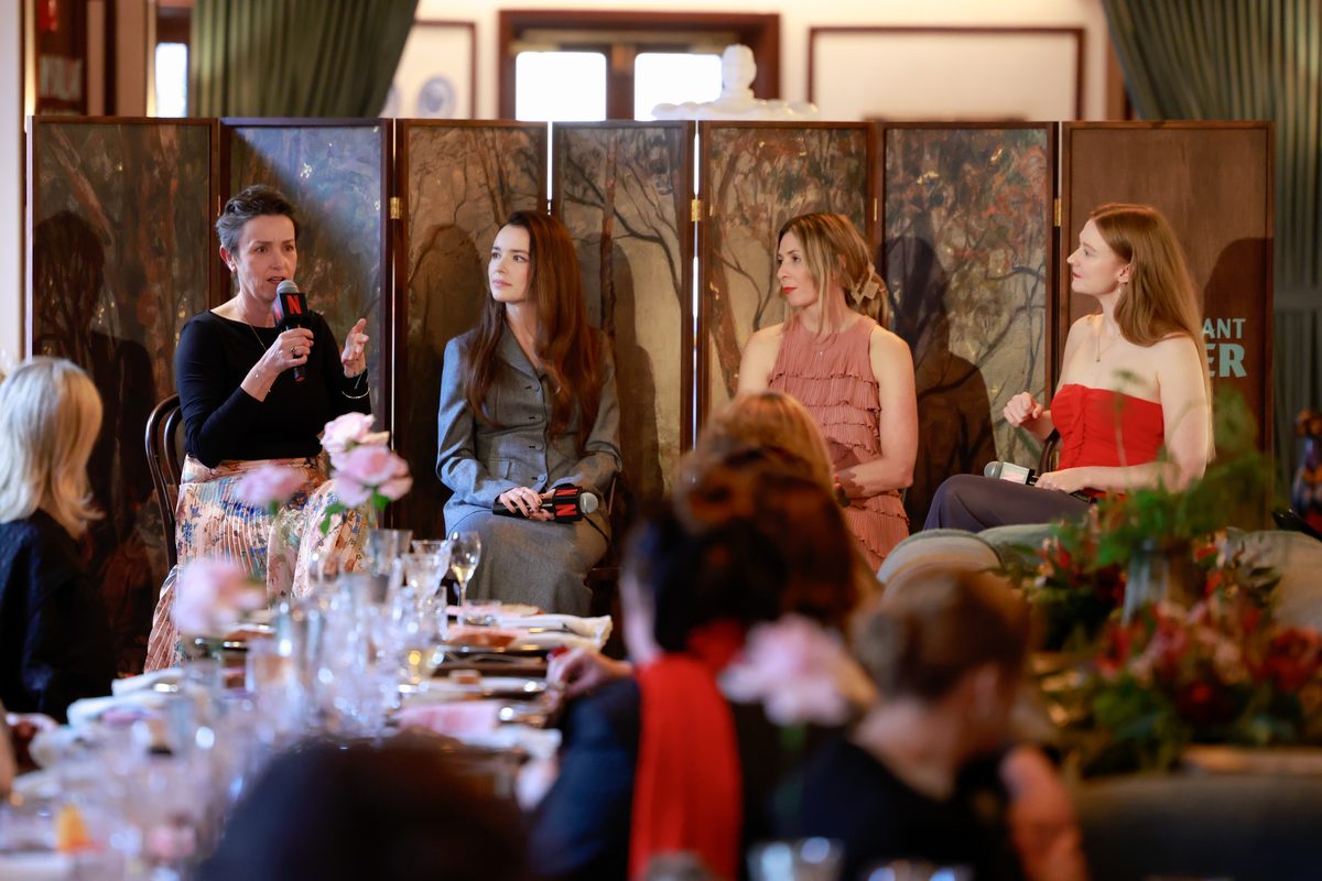 The My Brilliant Career panel at the Netflix and Substack luncheon in Sydney.
