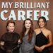 Kate Mulvany, Philippa Northeast and Miah Madden at the My Brilliant Career Netflix and Substack luncheon in Sydney.